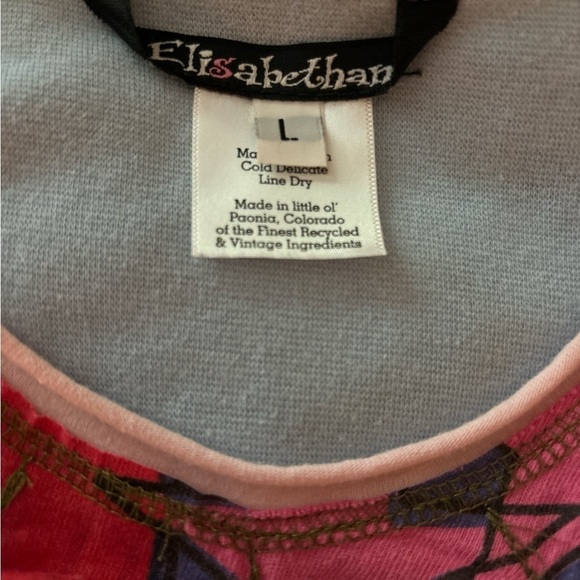 ELISABETHAN Tunic, colorful patterns/ designs made by hand. One of a kind. Boho - Picture 4 of 9